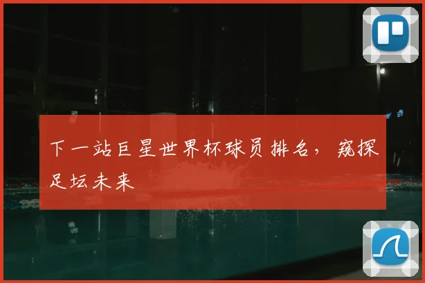 下一站巨星世界杯球员排名，窥探足坛未来